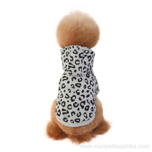 Designers Luxury Cozy Leopard Winter Dog Clothes Clothing